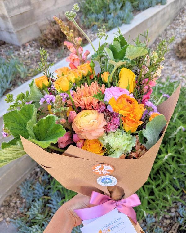 Seasonal Flower Bouquet: Lush Wrap